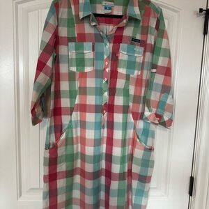 Columbia Multicolor Plaid Dress